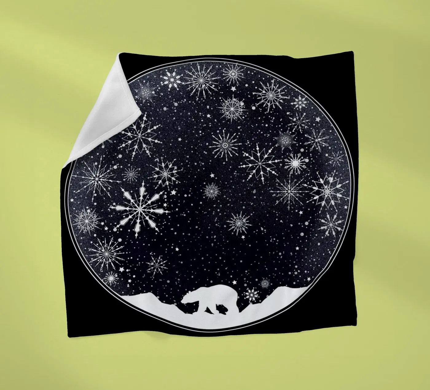 Snow Globe Fleecedecke von Tobe Fonseca