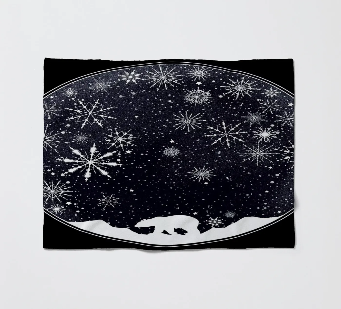 Snow Globe Fleecedecke von Tobe Fonseca