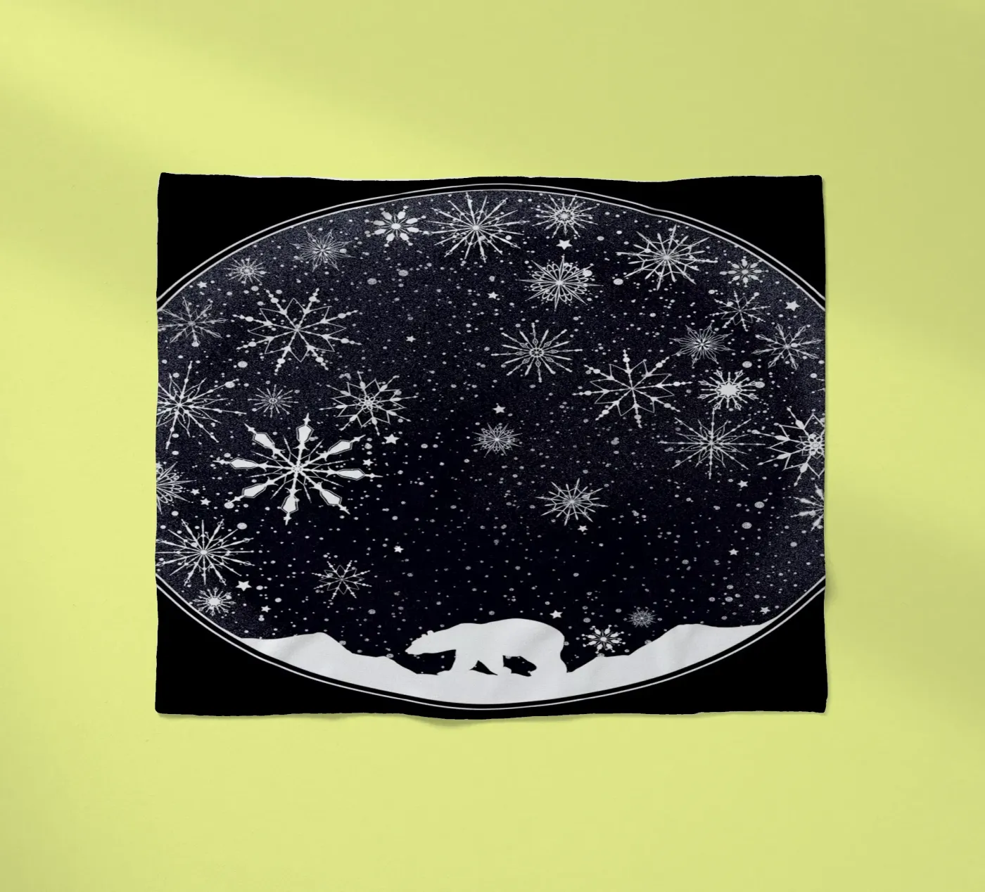 Snow Globe Fleecedecke von Tobe Fonseca