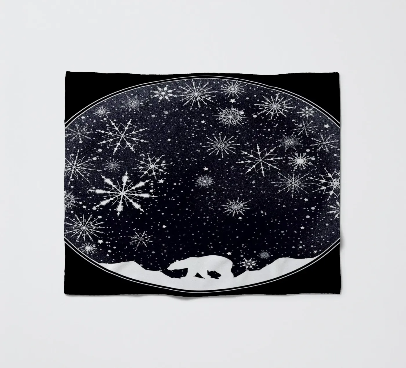 Snow Globe Fleecedecke von Tobe Fonseca