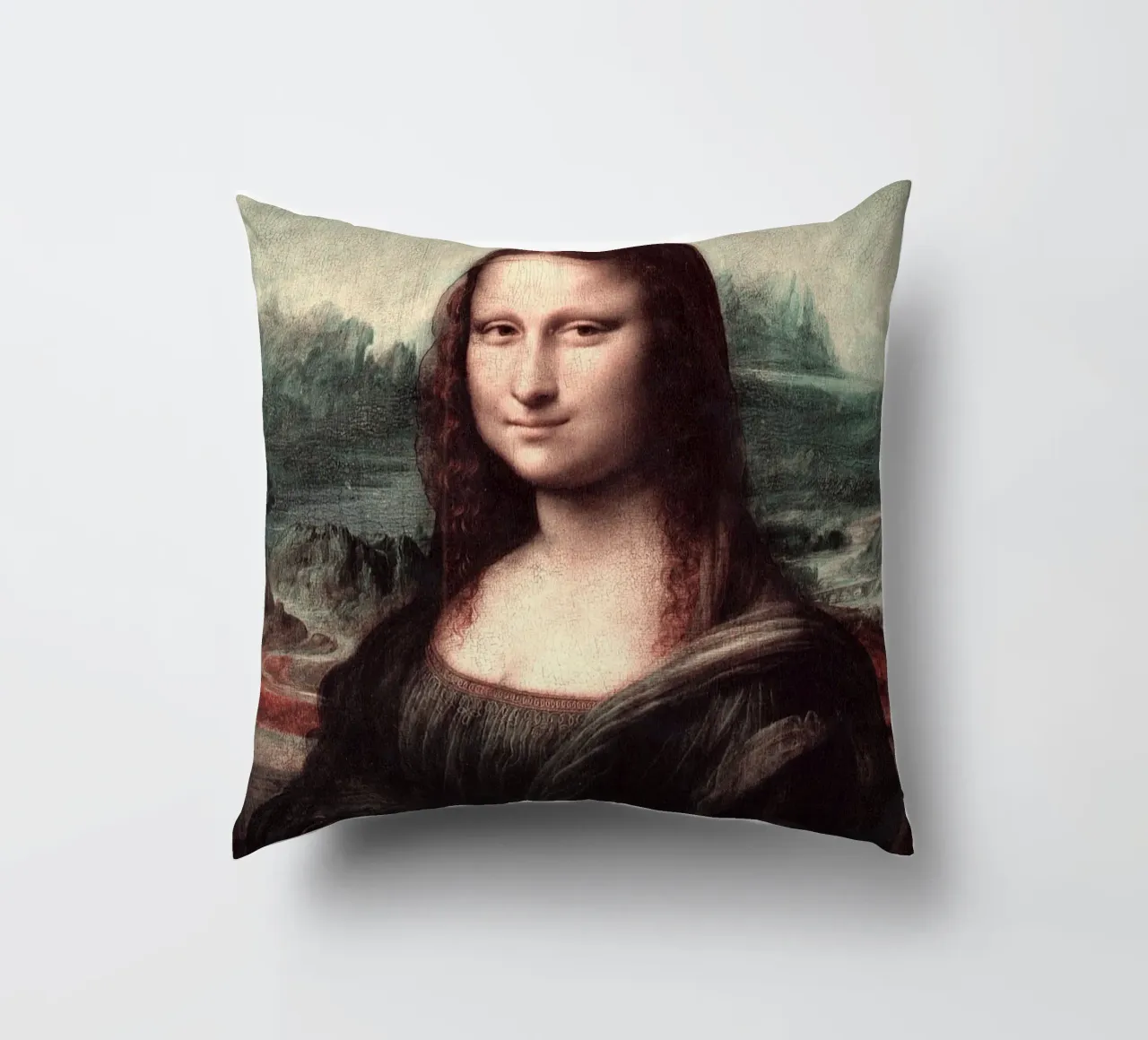 Leonardo da Vinci - Mona Lisa cuscino da Old Masters