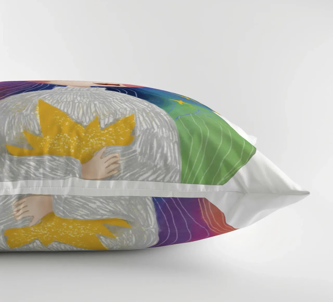 Magica ragazza arcobaleno cuscino da Honigbrombeere