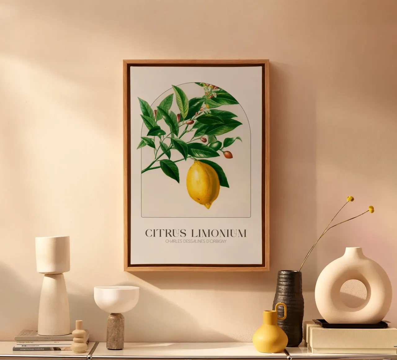 D'Orbigny - Citrus Limonium tela con Cornice a cassetta da Old Masters