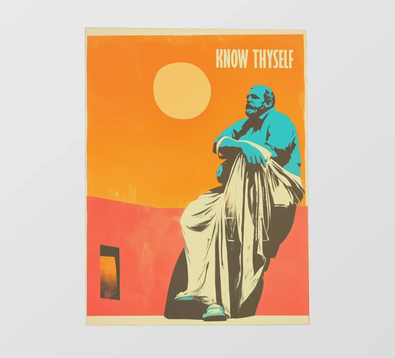 Know thyself | Philosophical Risography pellicola backlit da Autofocus