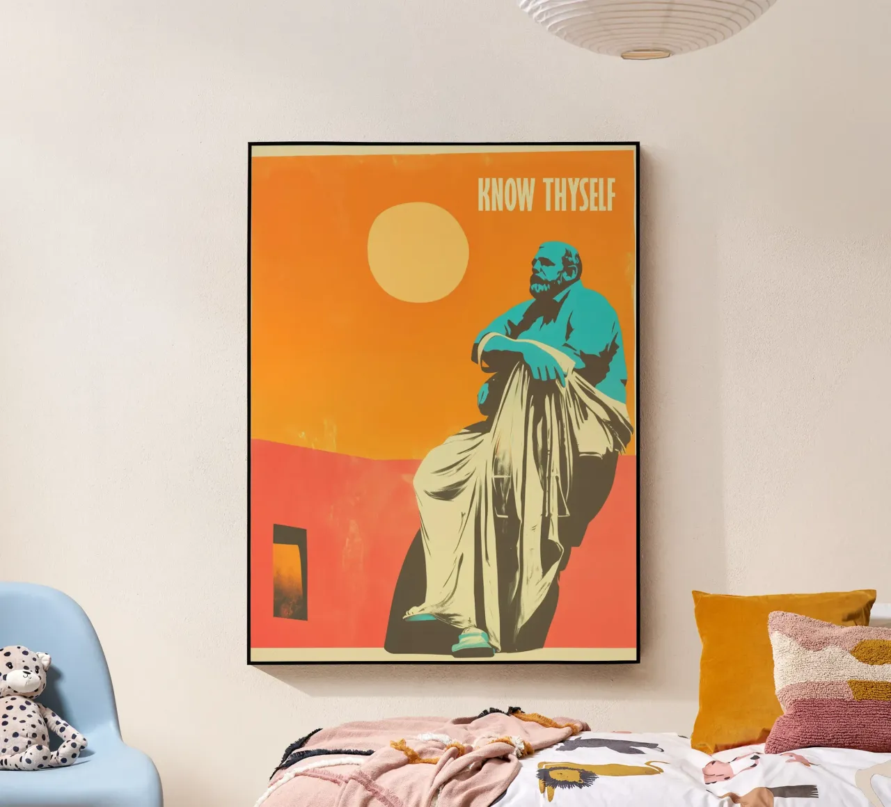 Know thyself | Philosophical Risography Acryl-Glas von Autofocus