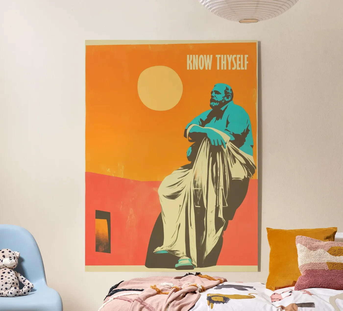 Know thyself | Philosophical Risography plexiglas de Autofocus
