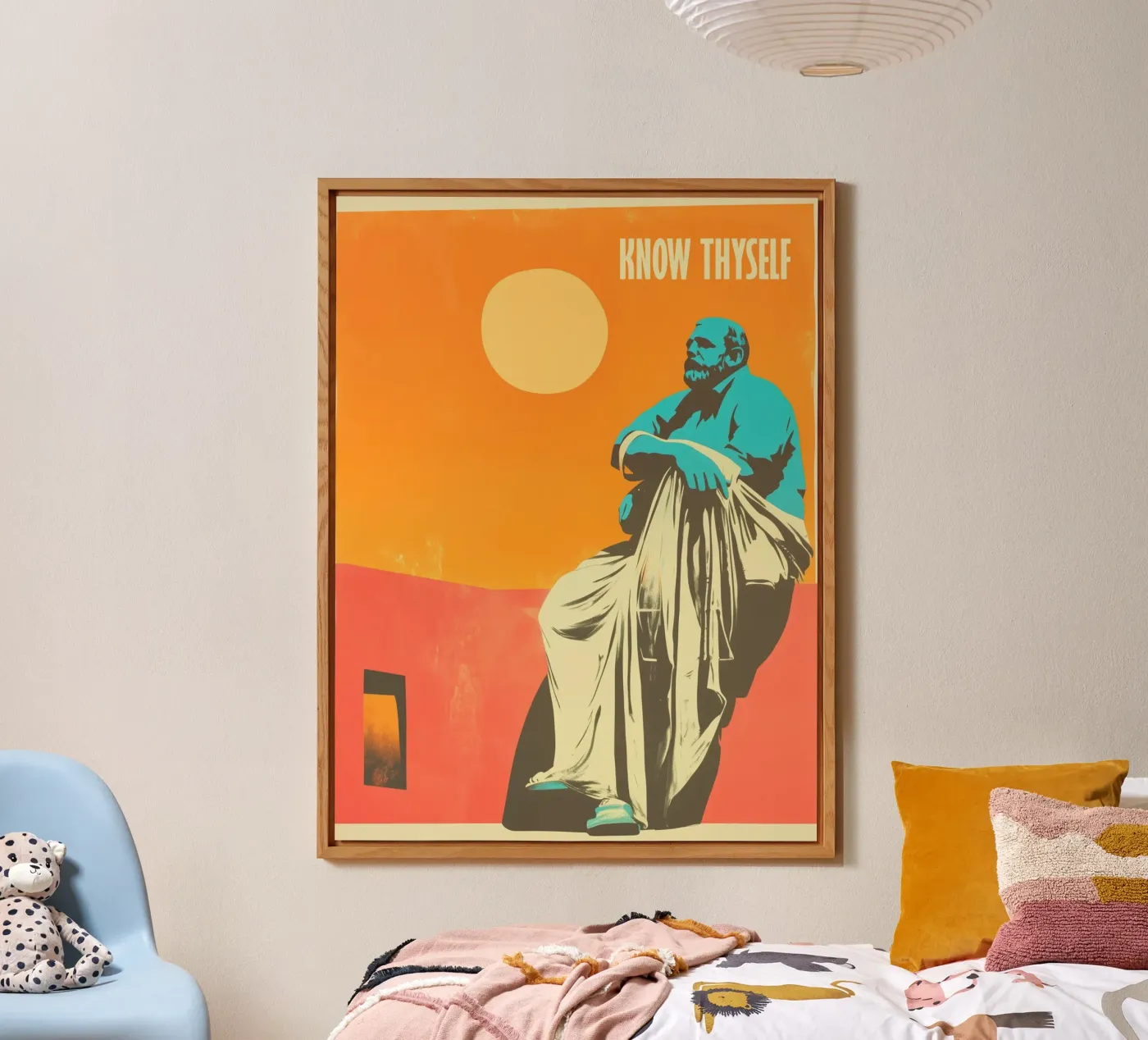 Know thyself | Philosophical Risography forex-plaat van Autofocus