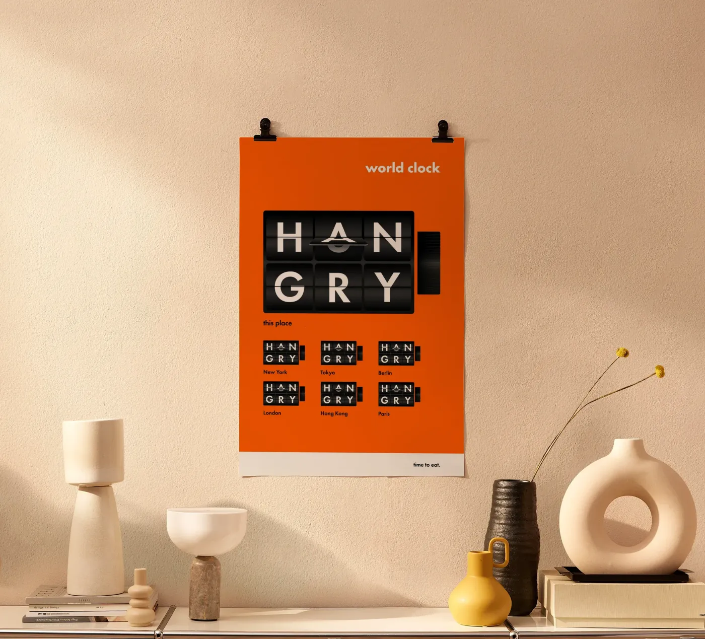 Hangry Poster von DIGIDAVID
