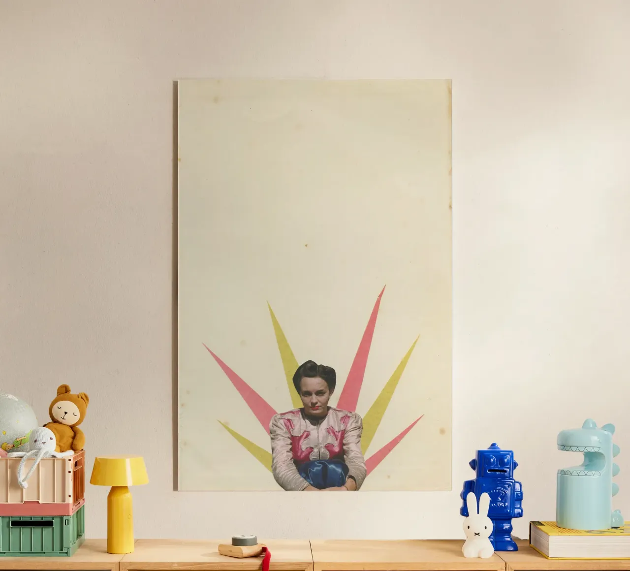 Stella nascente plexiglass da Cassia Beck Collage