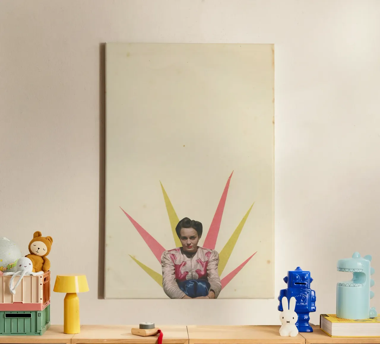 Rising Star canvas by Cassia Beck Collage