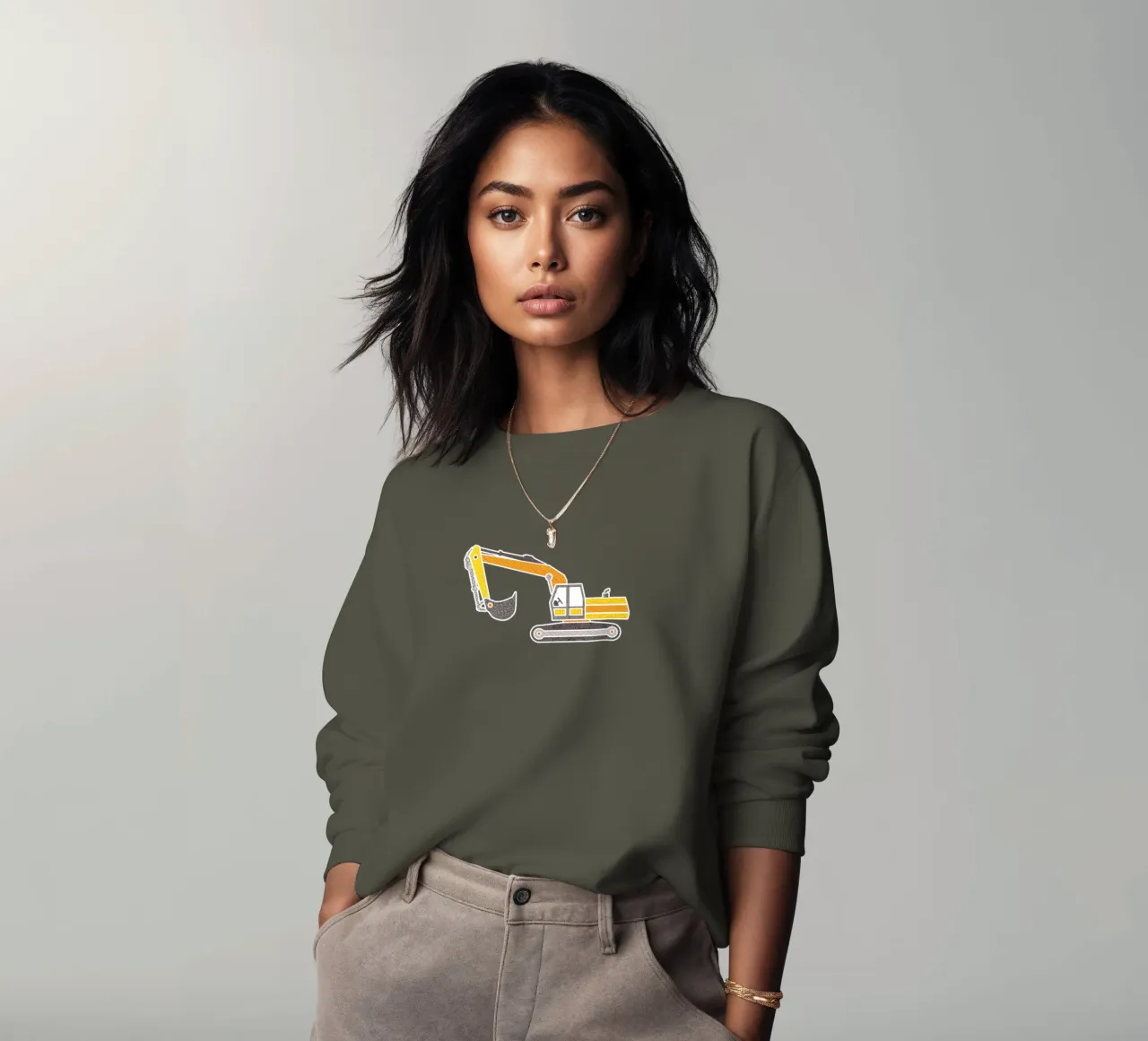 Bagger sweatshirt by UN-TYPISCH