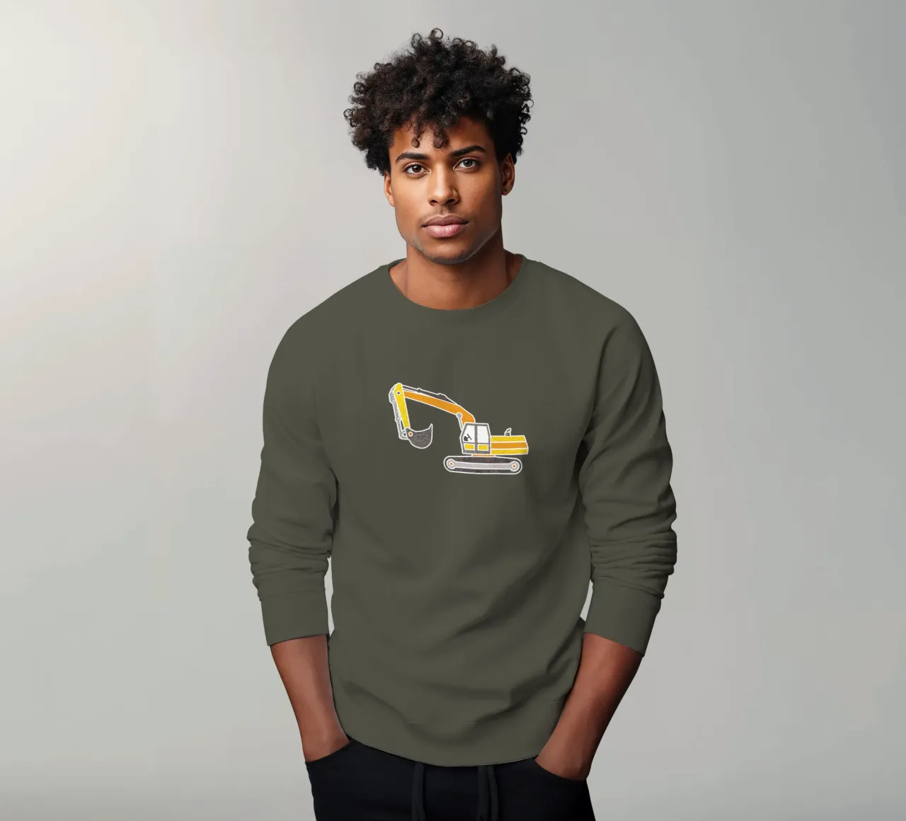 Bagger sweatshirt by UN-TYPISCH