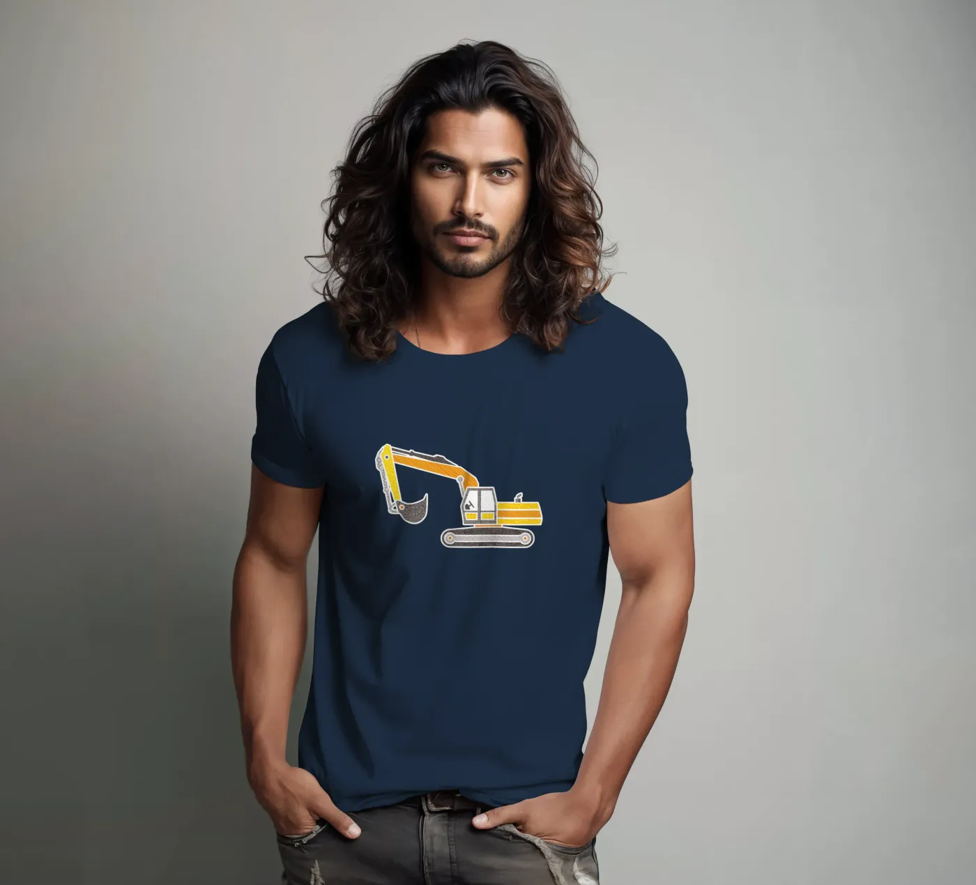 Bagger t-shirt van UN-TYPISCH