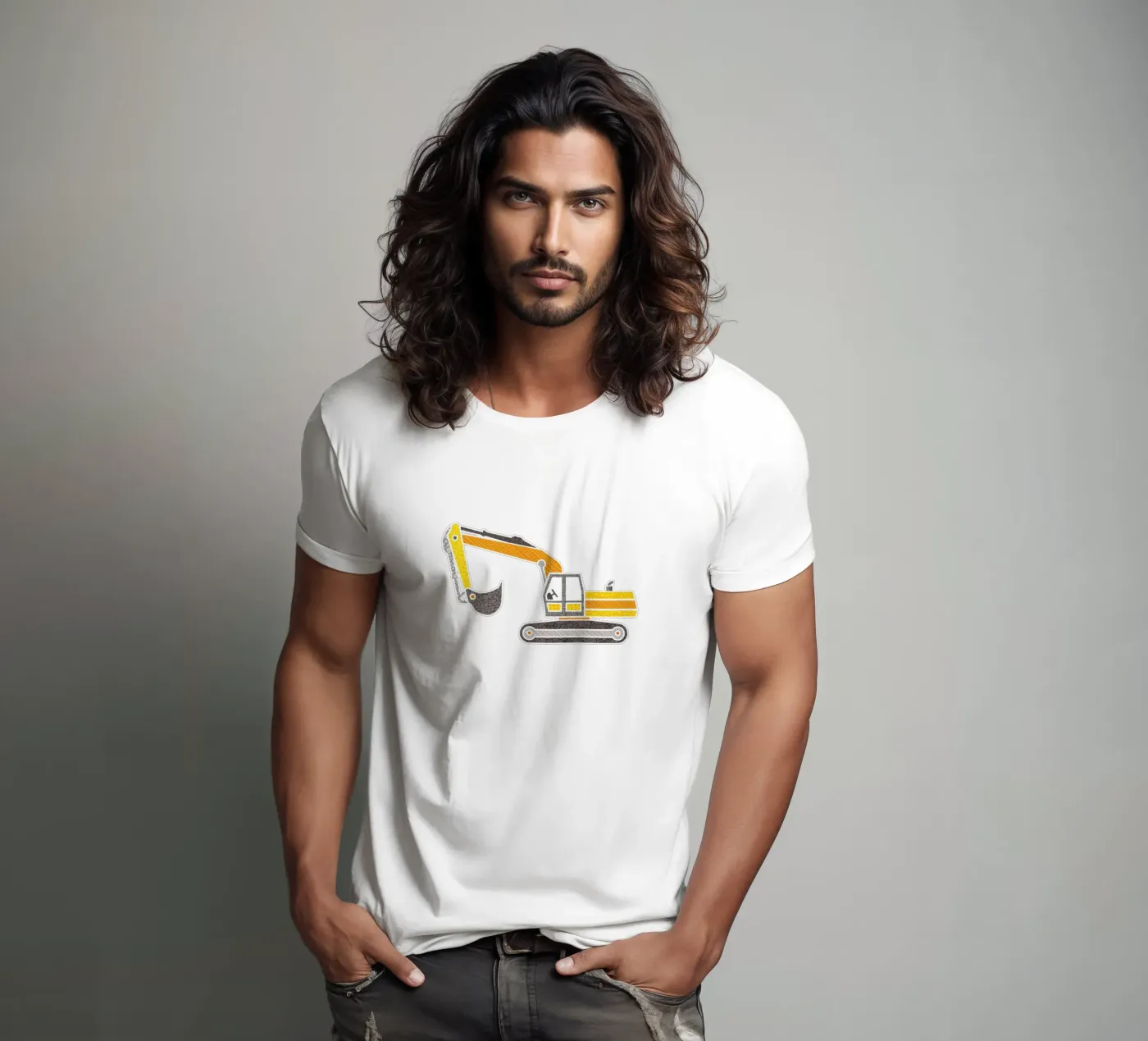 Bagger t-shirt van UN-TYPISCH