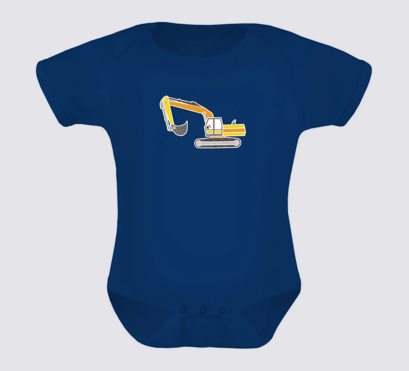 Bagger Kurzarm Babybody von UN-TYPISCH