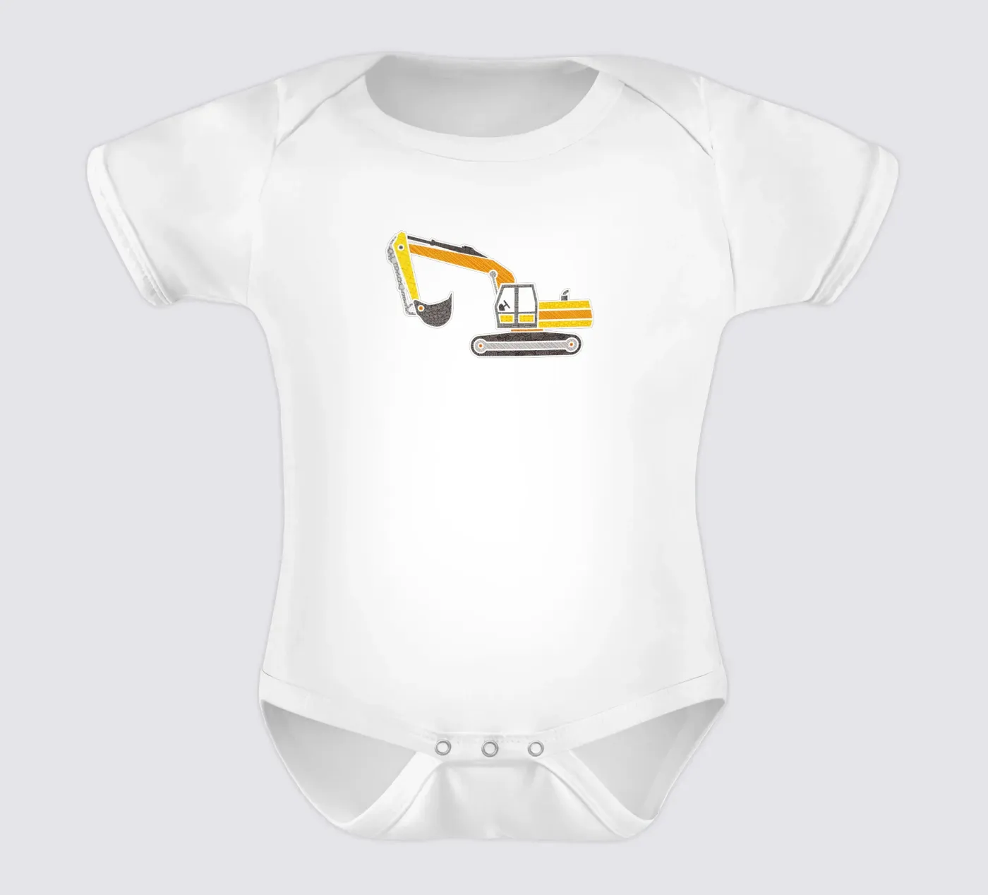 Bagger Kurzarm Babybody von UN-TYPISCH