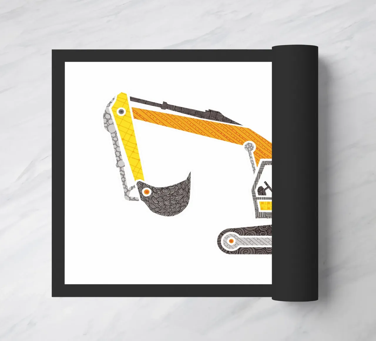 Bagger doormat by UN-TYPISCH