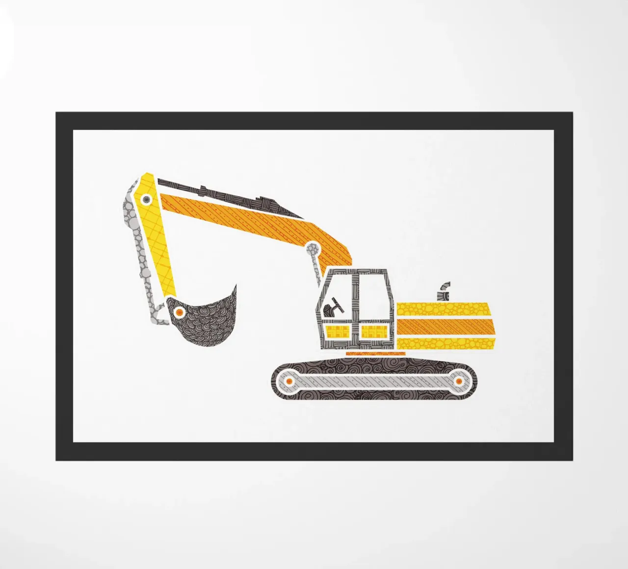 Bagger doormat by UN-TYPISCH