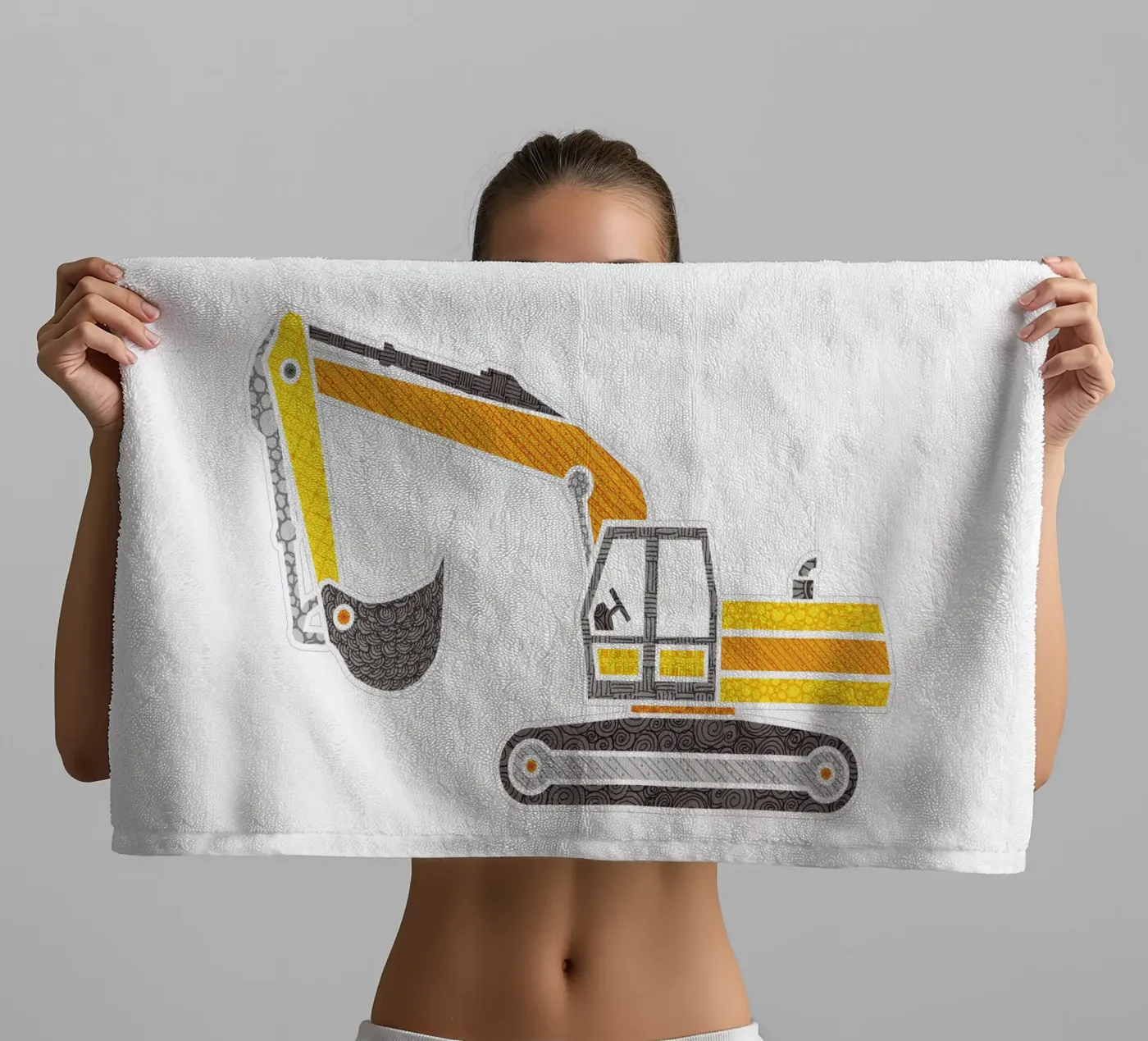 Bagger badhanddoek van UN-TYPISCH