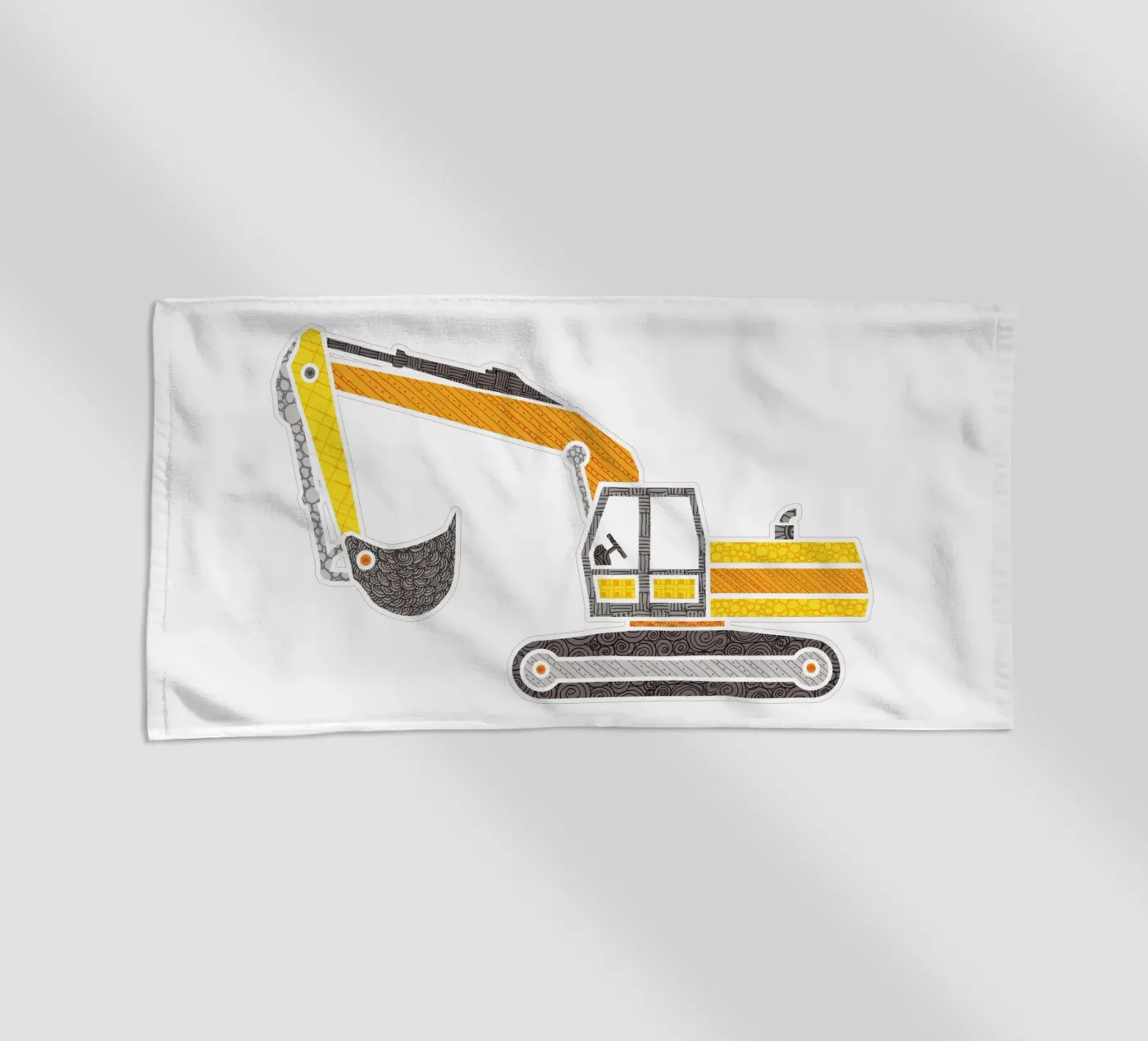 Bagger Strandtuch von UN-TYPISCH