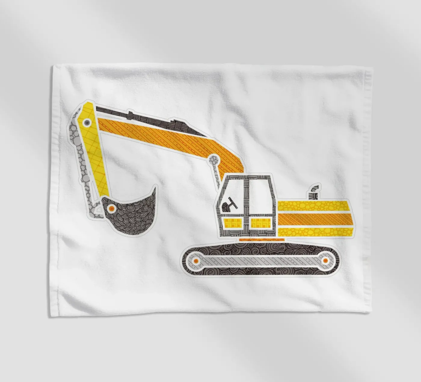 Bagger Strandtuch von UN-TYPISCH