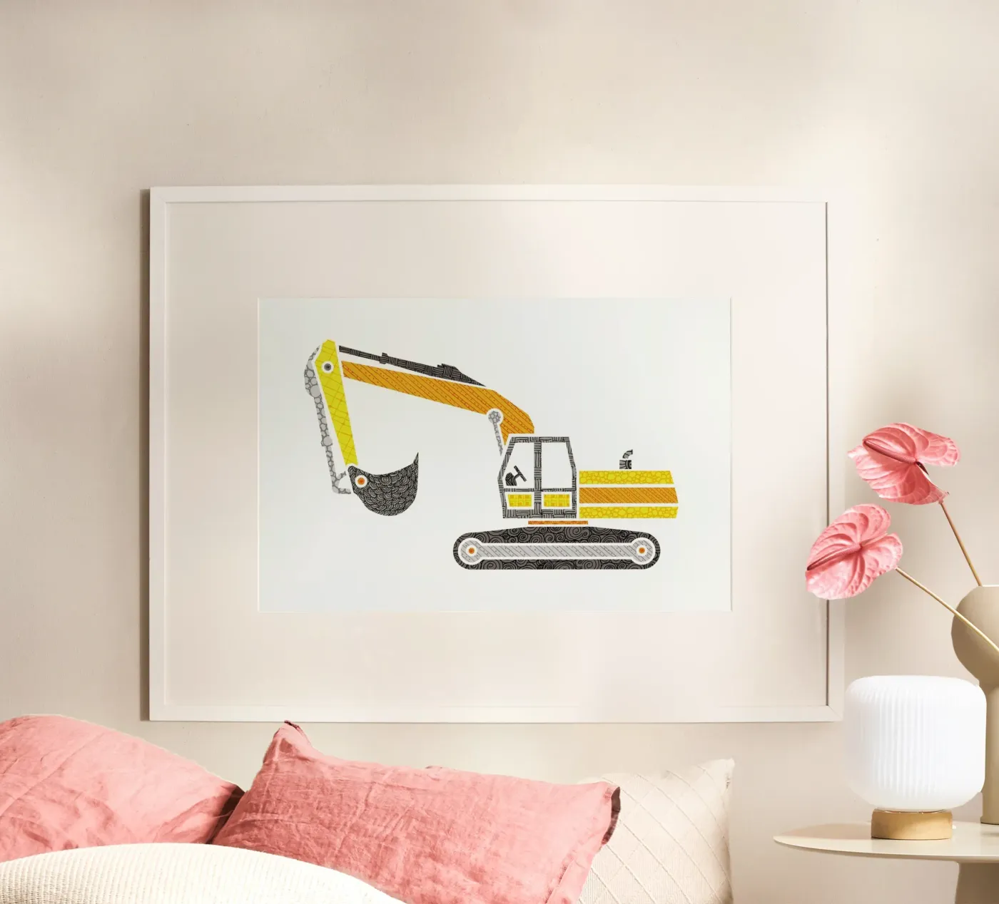 Bagger Poster von UN-TYPISCH