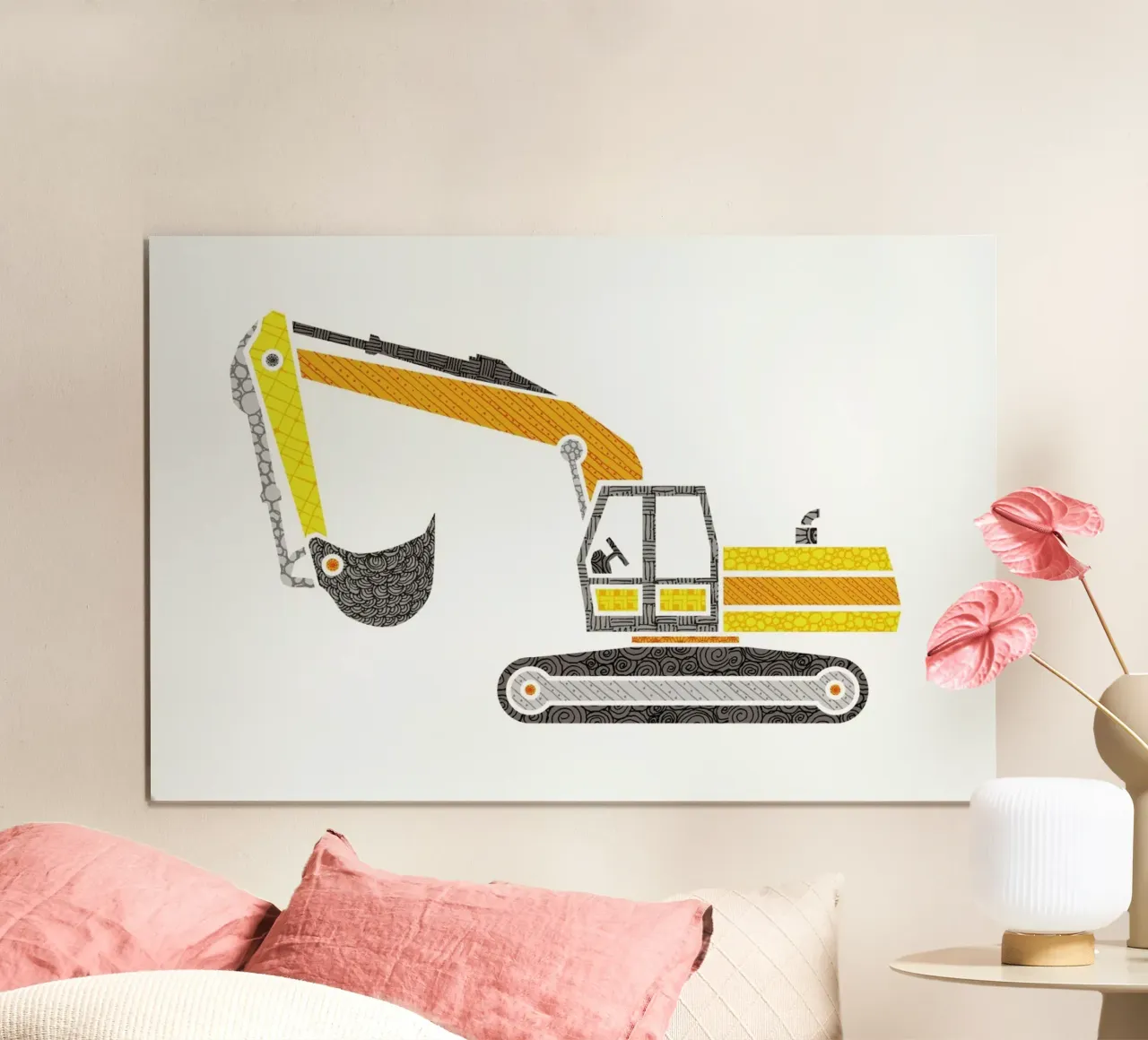 Bagger poster van UN-TYPISCH