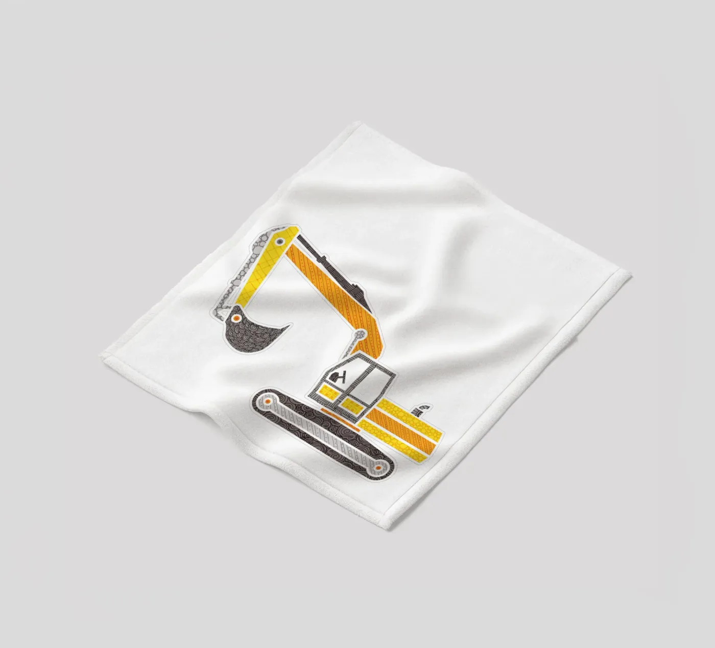 Bagger Fleecedecke von UN-TYPISCH