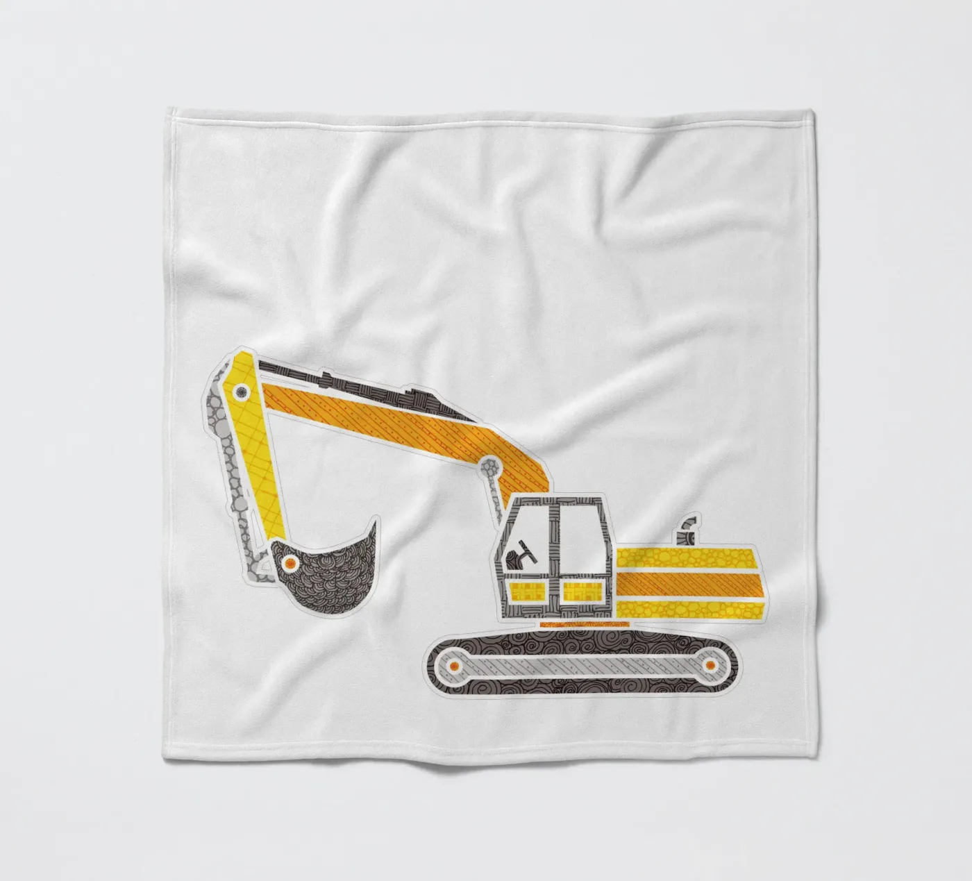 Bagger Fleecedecke von UN-TYPISCH