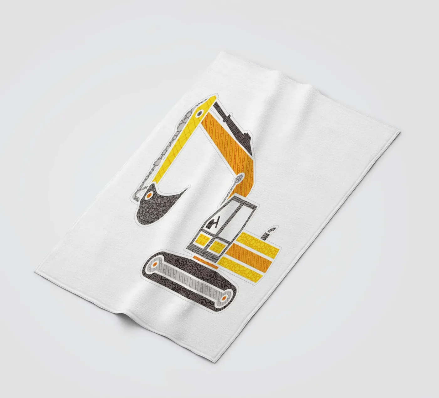 Bagger Fleecedecke von UN-TYPISCH