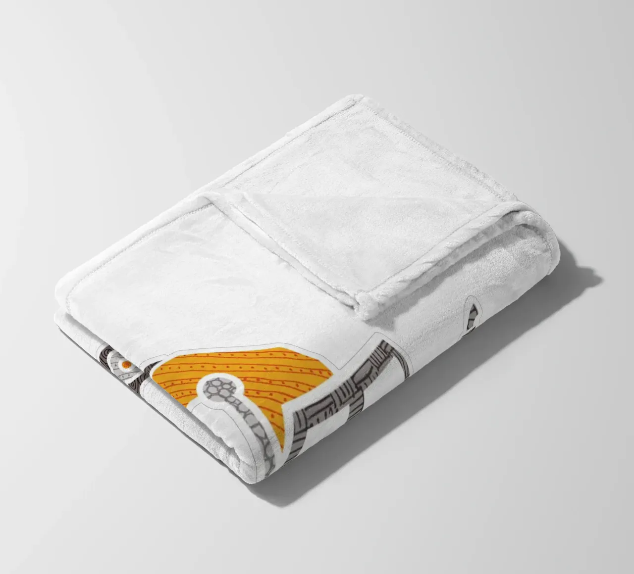 Bagger Fleecedecke von UN-TYPISCH