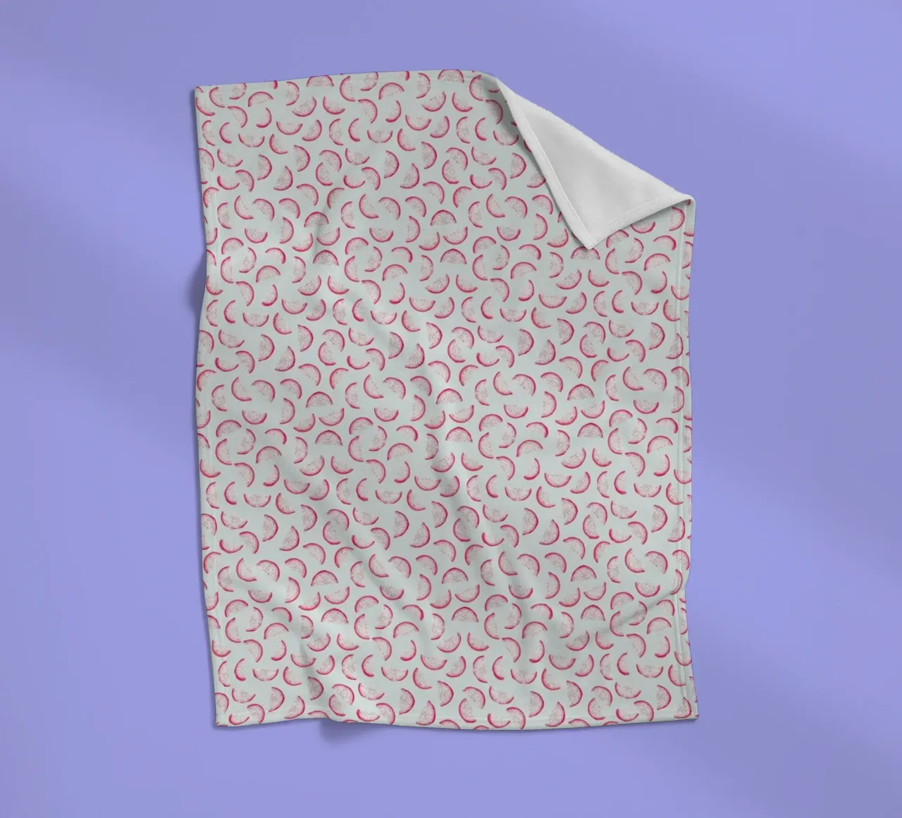 Dragon Fruit Fleecedecke von Kind of Style