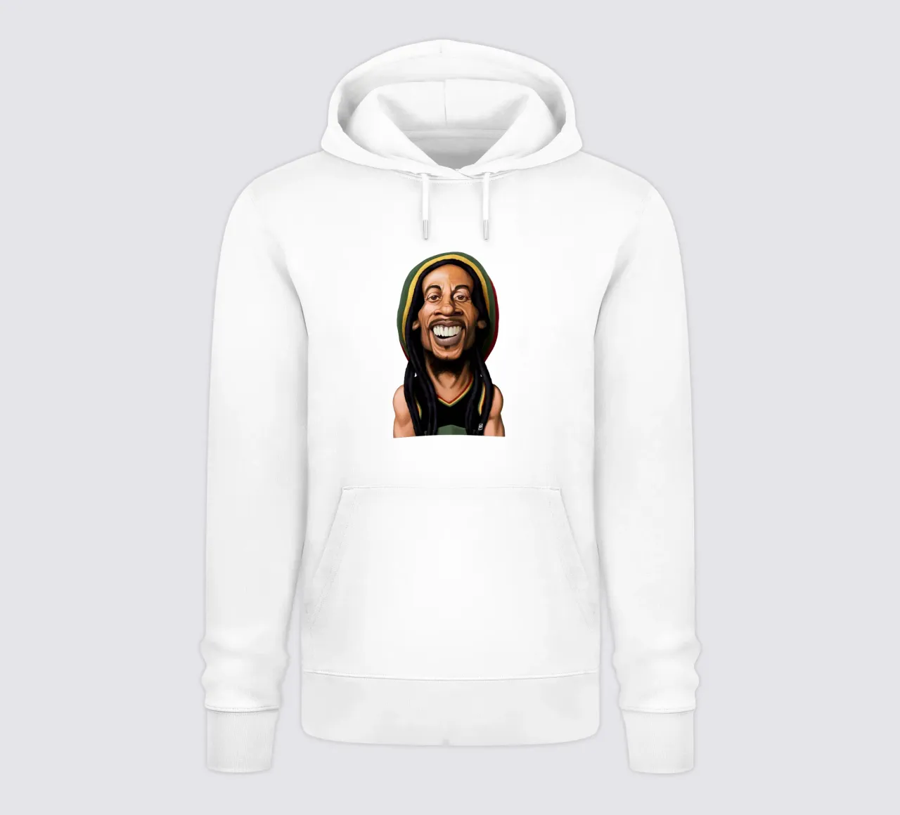 Bob Marley felpa con cappuccio da Rob Art | Illustration