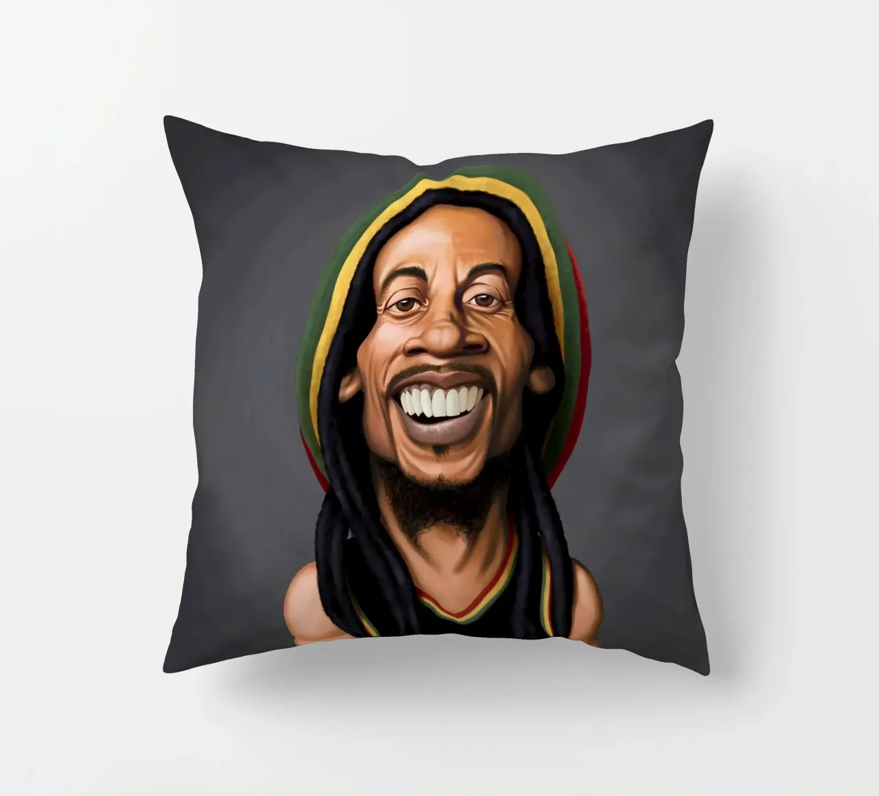 Bob Marley cuscino da Rob Art | Illustration