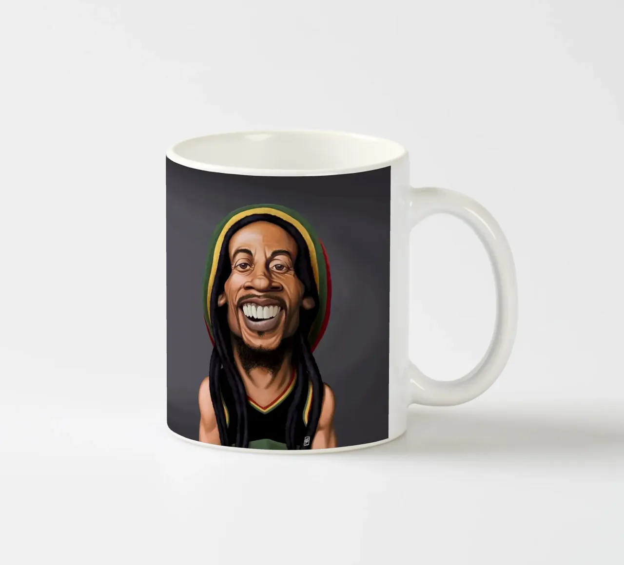 Bob Marley tazza in ceramica da Rob Art | Illustration