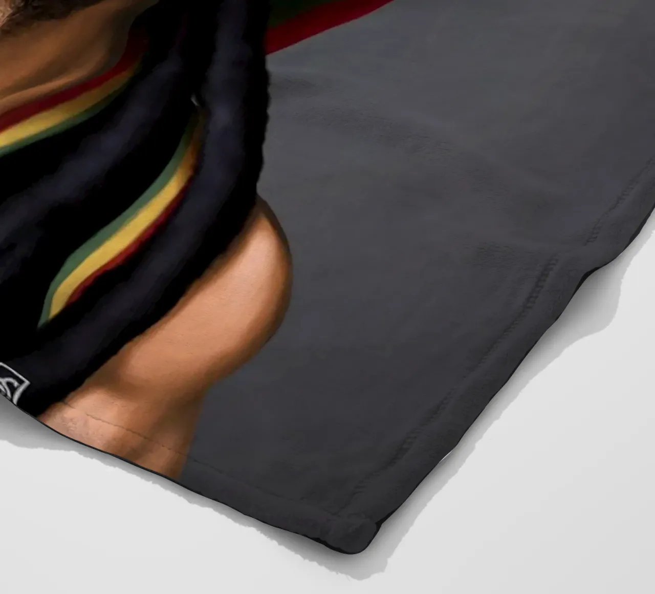 Bob Marley fleece blanket by Rob Art | Illustration