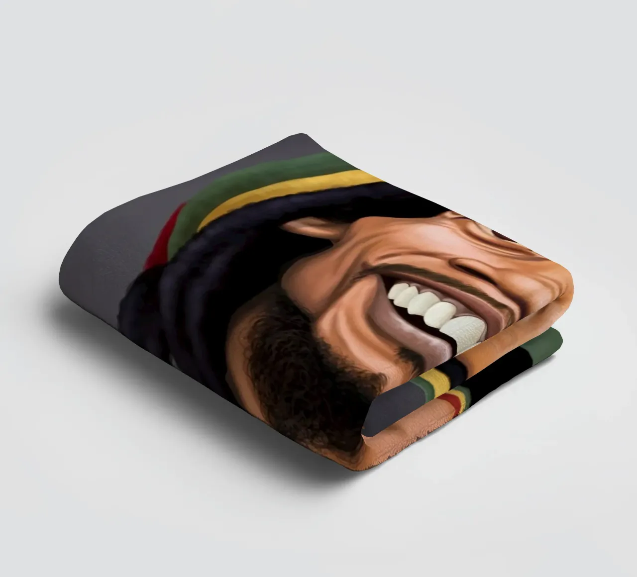 Bob Marley asciugamano da bagno da Rob Art | Illustration