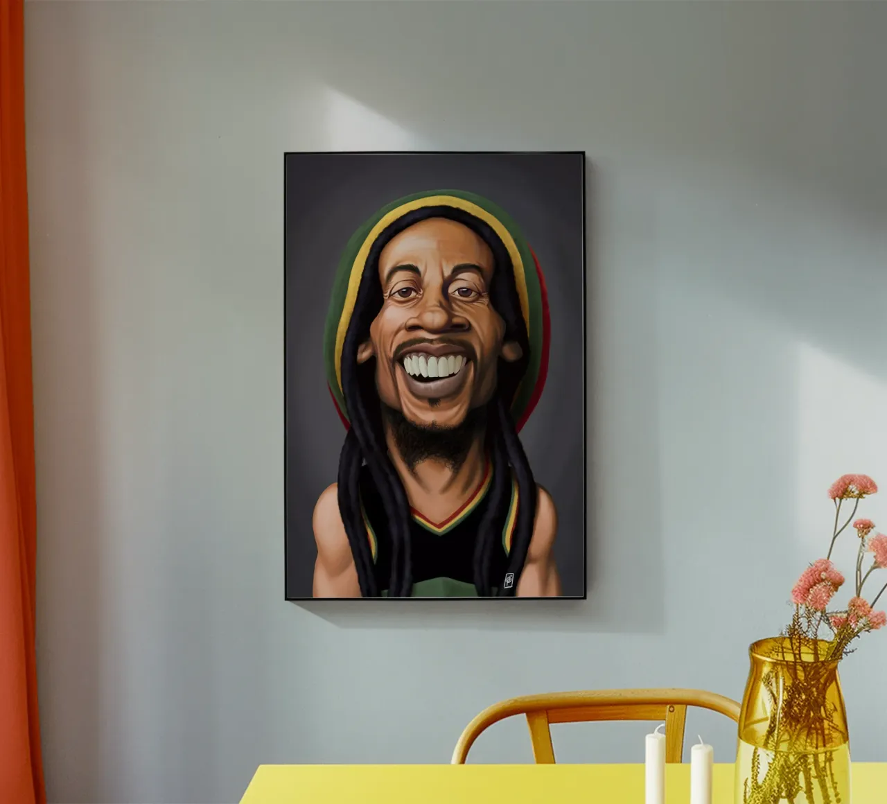 Bob Marley plexiglass da Rob Art | Illustration