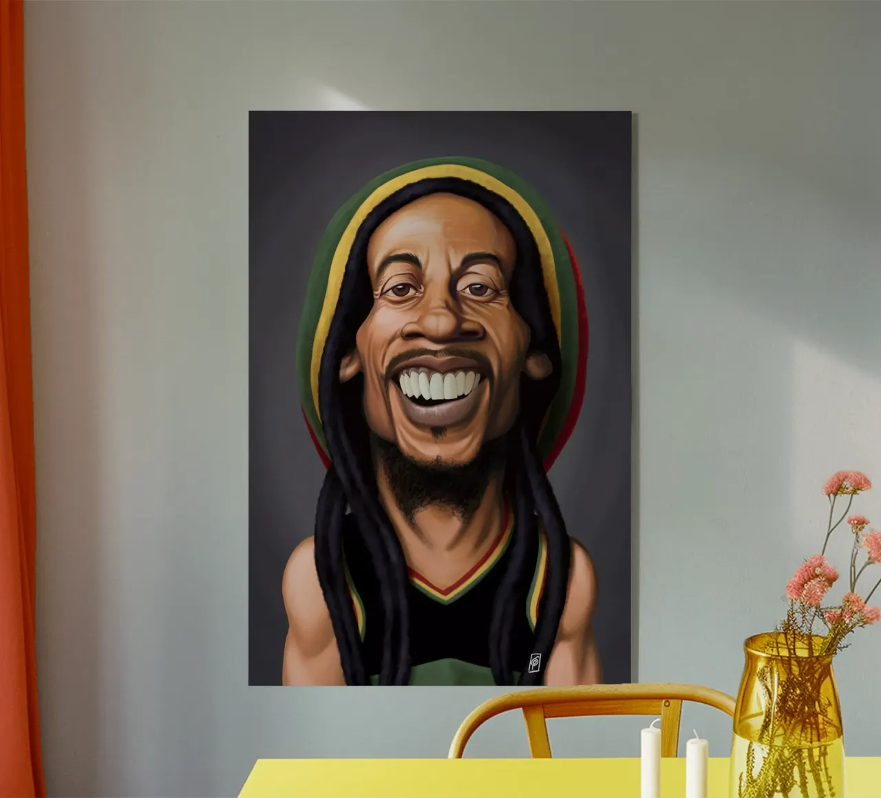 Bob Marley plexiglass da Rob Art | Illustration