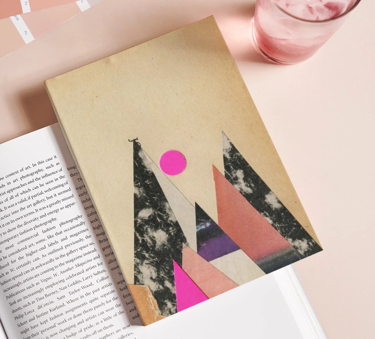 Paper Mountains 1 notebook by Cassia Beck Collage