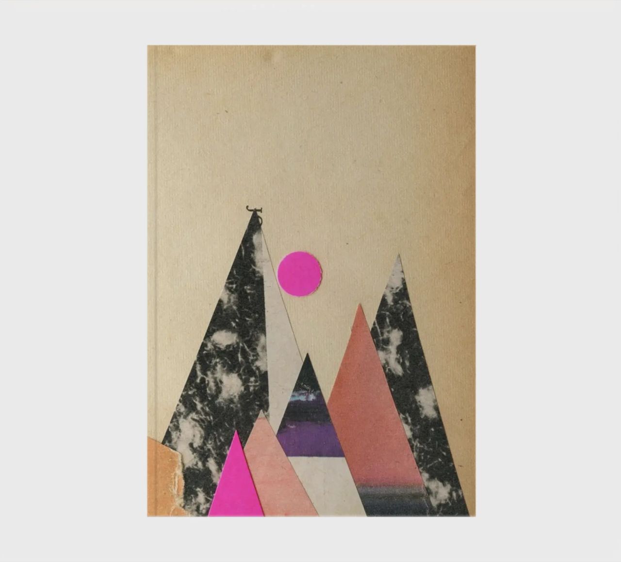Paper Mountains 1 notebook by Cassia Beck Collage