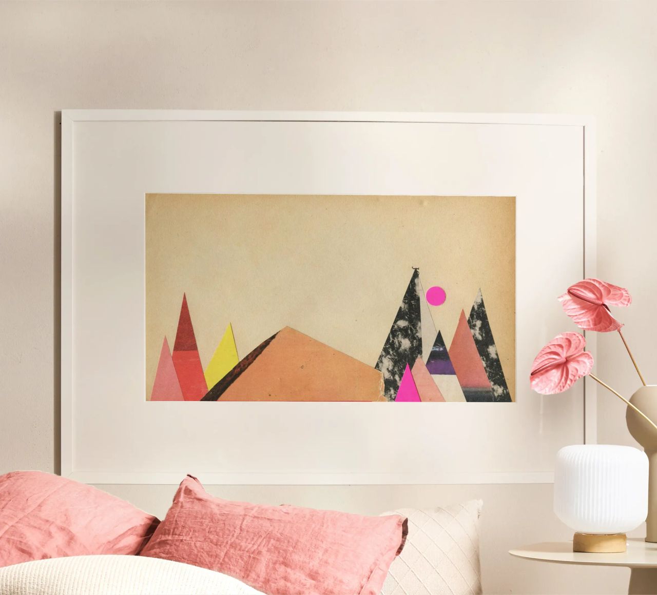 Paper Mountains 1 poster by Cassia Beck Collage