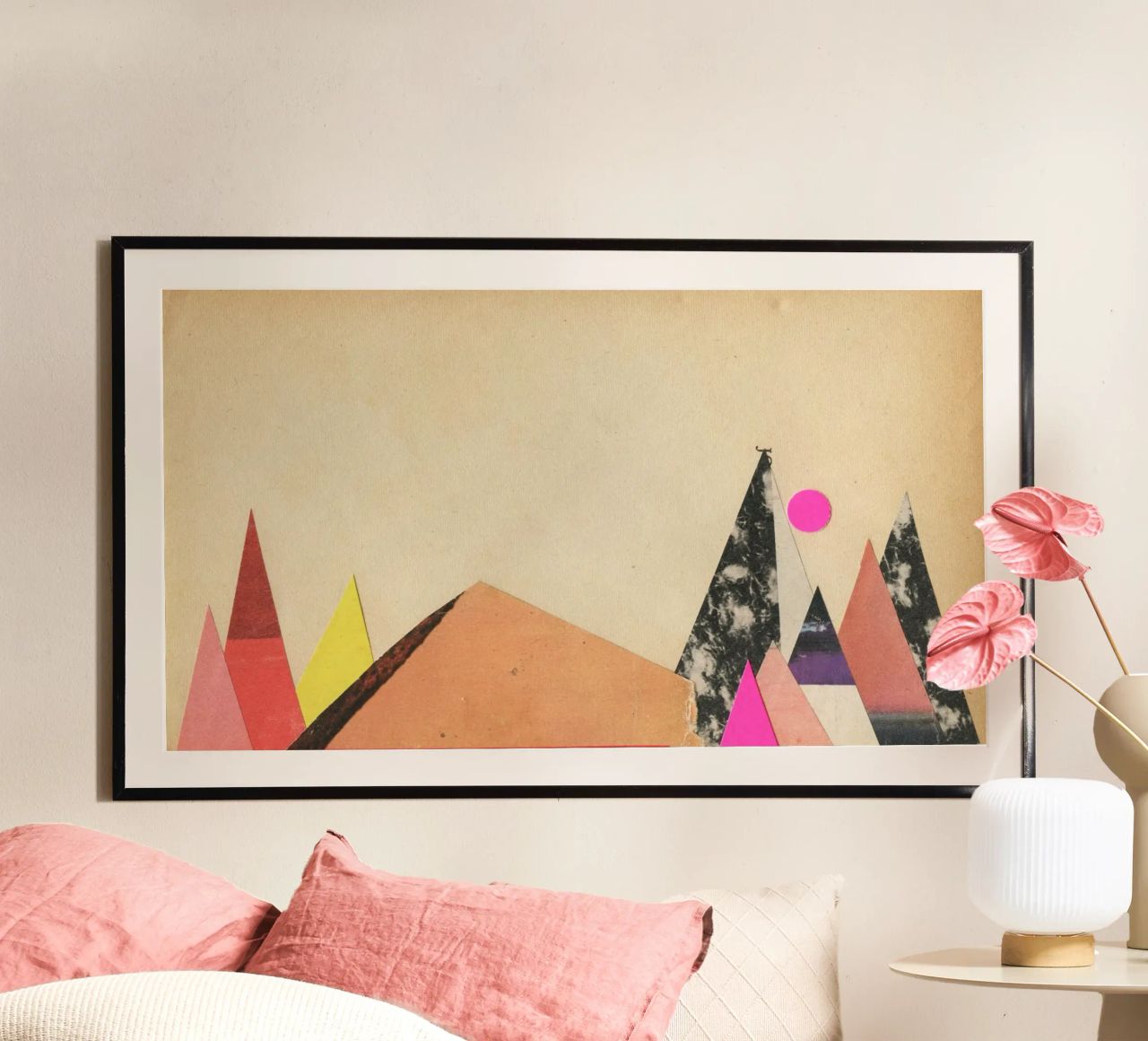 Paper Mountains 1 poster by Cassia Beck Collage