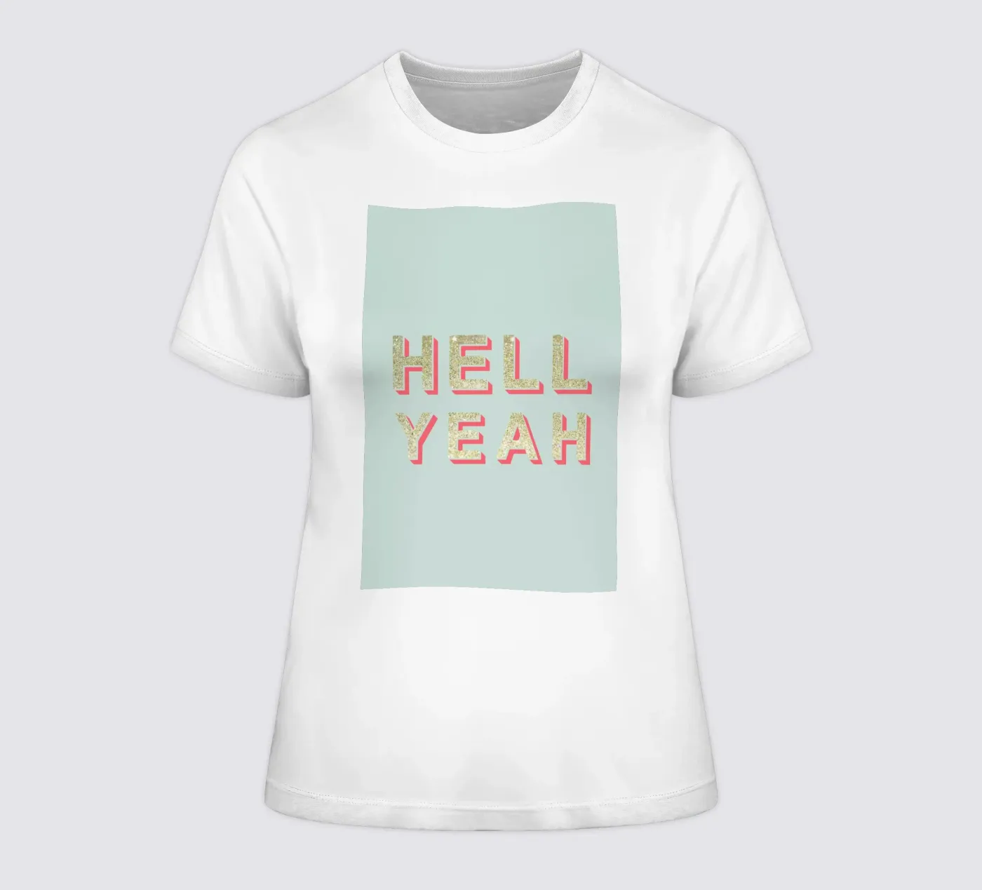Hell Yeah dames t-shirt getailleerd van Kind of Style