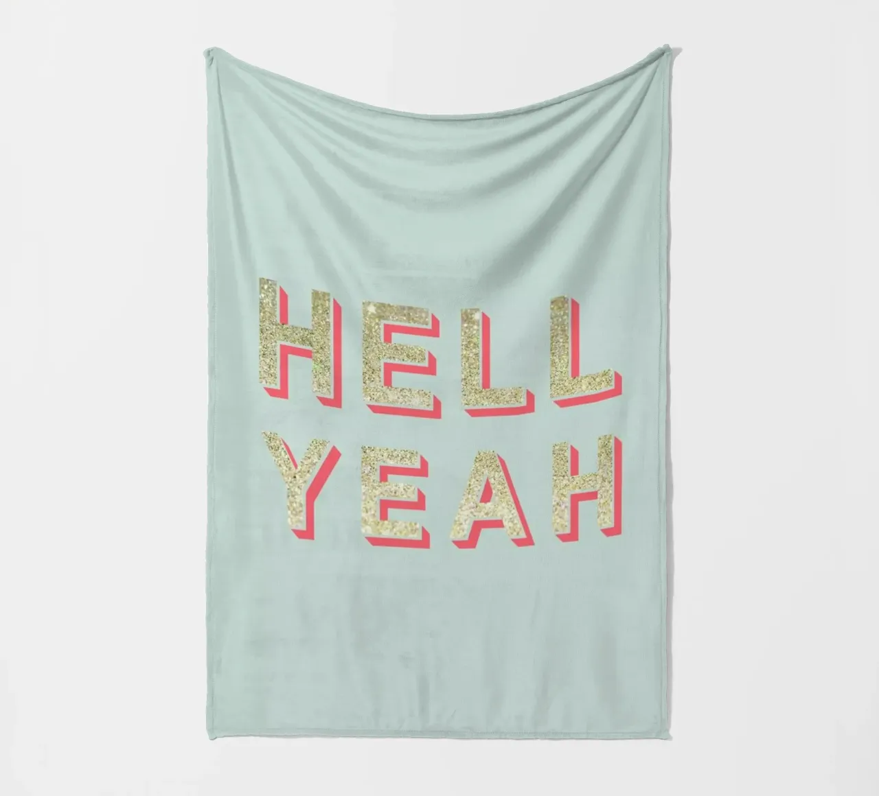 Hell Yeah Fleecedecke von Kind of Style