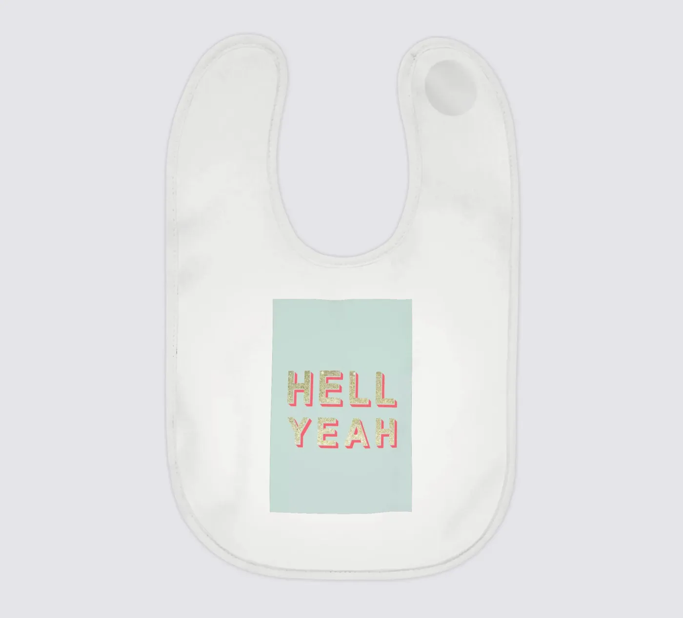 Hell Yeah baby bib by Kind of Style