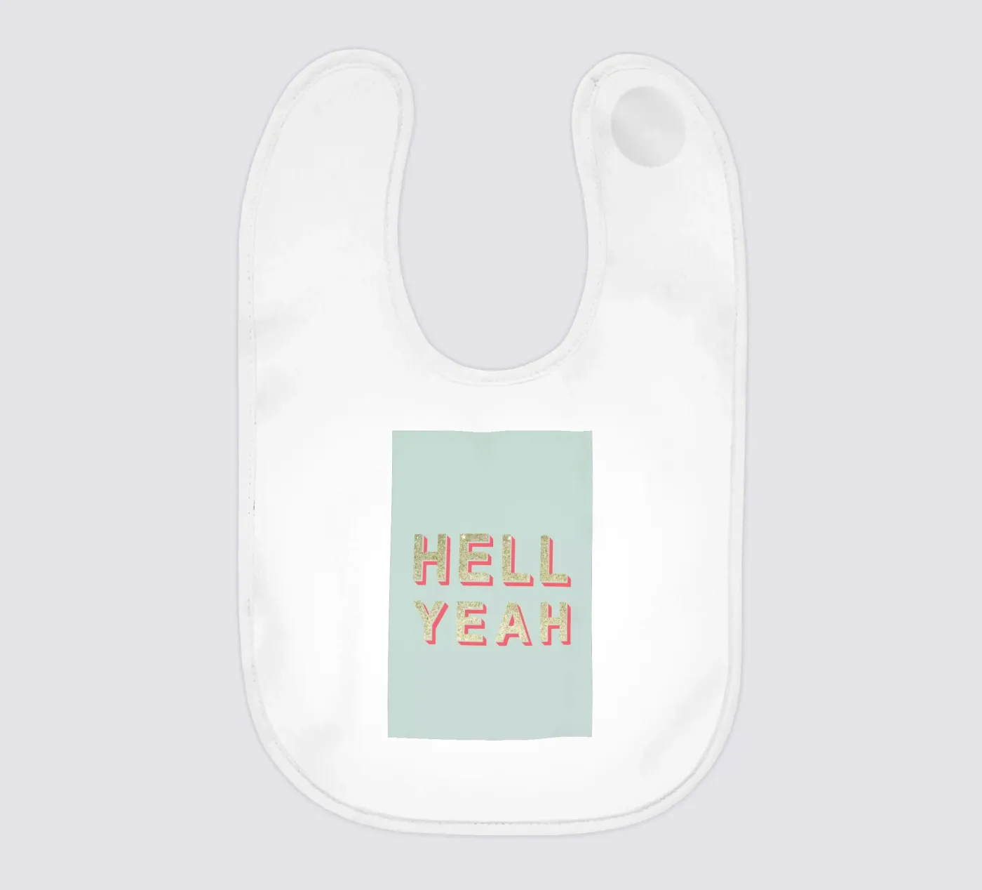 Hell Yeah baby bib by Kind of Style