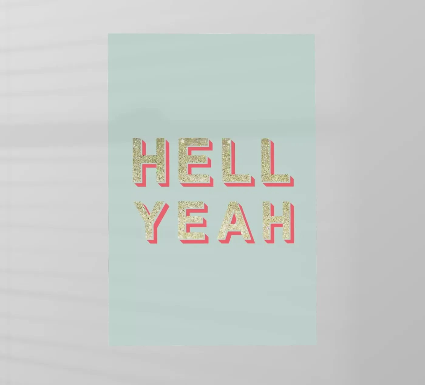 Hell Yeah backlit folie van Kind of Style