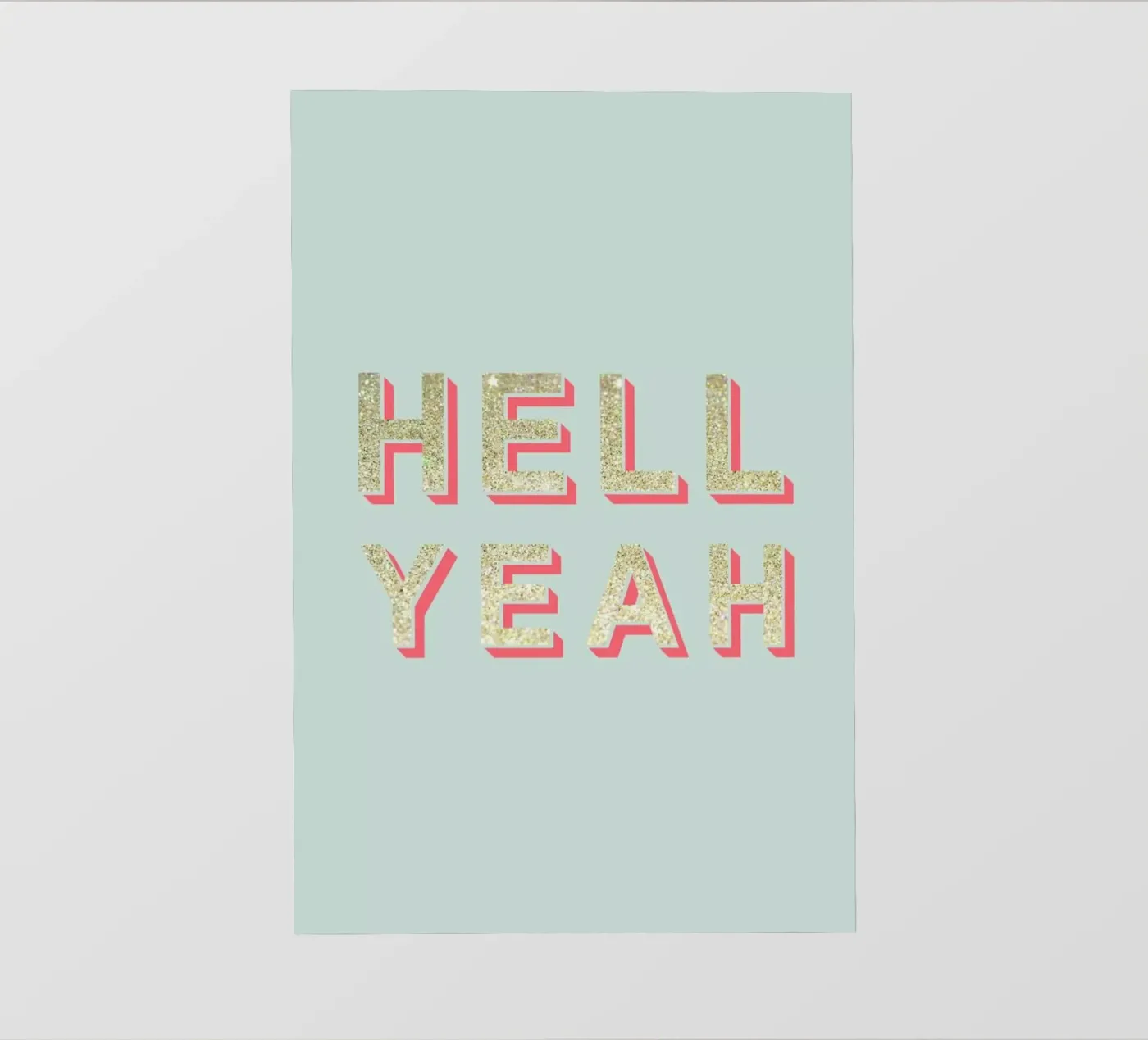 Hell Yeah backlit folie van Kind of Style