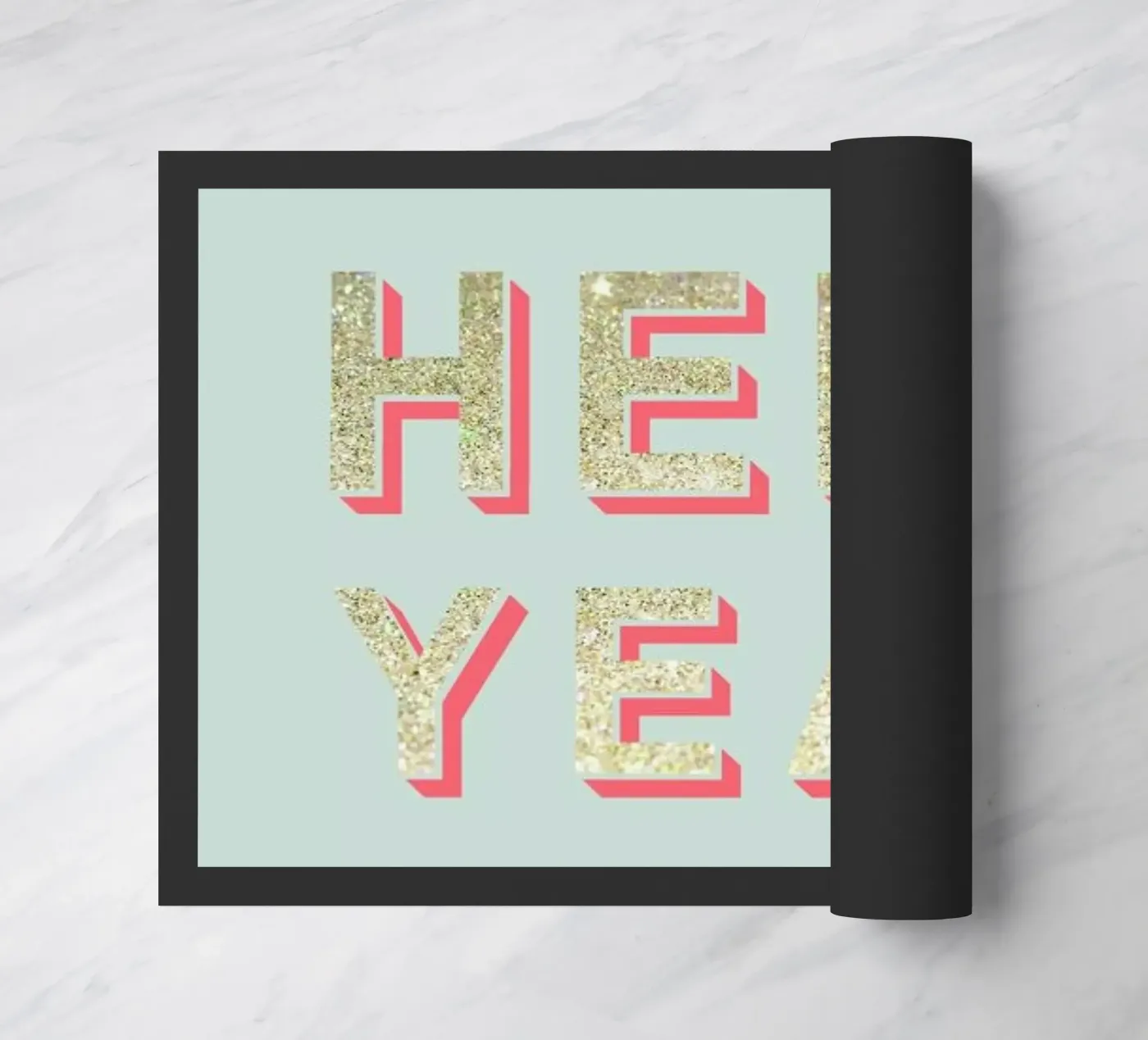 Hell Yeah doormat by Kind of Style